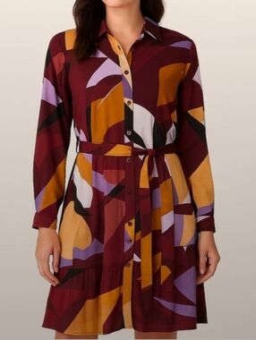Nine West Ruffle Hem Dress